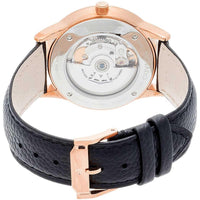 Movado Men's Watch - 1881 Automatic Black Dial Black Leather Strap | 0607062 ,