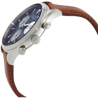 Movado Men's Watch - Heritage Calendoplan Chronograph Brown Leather Strap | 3650113 ,