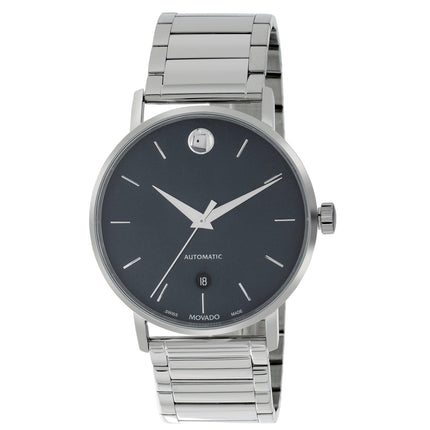 Movado Museum Classic Blue Dial Stainless Steel Date Men's Automatic Watch 607302 ,