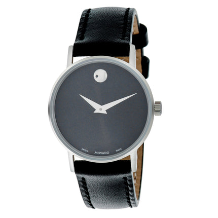 Movado Museum Classic Stainless Steel Blue Dial Women's Quartz Watch 607318 ,