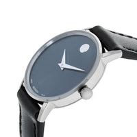 Movado Museum Classic Stainless Steel Blue Dial Women's Quartz Watch 607318 ,