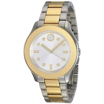 Movado Women's Bracelet Watch - Bold Swiss Quartz Silver Tone Dial Steel | 3600418 ,