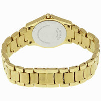 Movado Women's Diamond Watch - Masion Black Dial Yellow Gold Bracelet | 0607028 ,