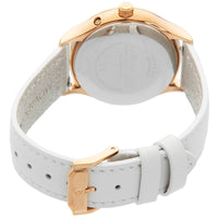 Movado Women's Moon Phase Watch - Heritage MOP Dial White Leather Strap | 3650073 ,