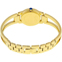 Movado Women's Quartz Watch - Amorosa Black Dial Yellow Gold Steel Bracelet | 0606946 ,