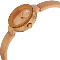 Movado Women's Quartz Watch - Bold Rose Gold Dial Bracelet | 3600286 ,