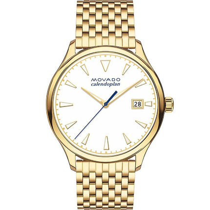 Movado Women's Quartz Watch - Heritage Calendoplan Yellow Gold Bracelet | 3650046 ,