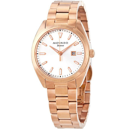 Movado Women's Quartz Watch - Heritage Datron Rose Gold Tone Bracelet | 3650039 ,