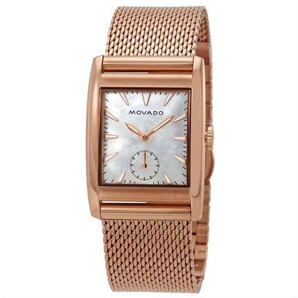 Movado Women's Quartz Watch - Heritage Rose Gold Steel Bracelet | 3650041 ,