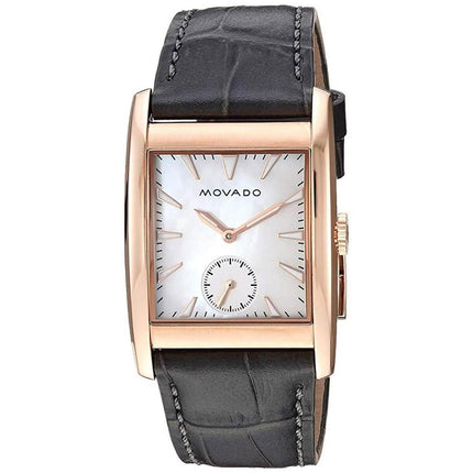Movado Women's Quartz Watch - Heritage White Mother of Pearl Dial Grey Strap | 3650010 ,
