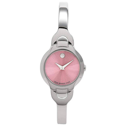 Movado Women's Quartz Watch - Kara Pink Dial Stainless Steel Bracelet | 0605284 ,