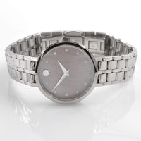 Movado Women's Watch - Kora Diamond Pink Mother of Pearl Dial Bracelet | 0607322 ,