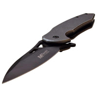MTech USA Folding Knife - Black Steel Blade Tactical Spring Assisted | MT-A1083SW ,