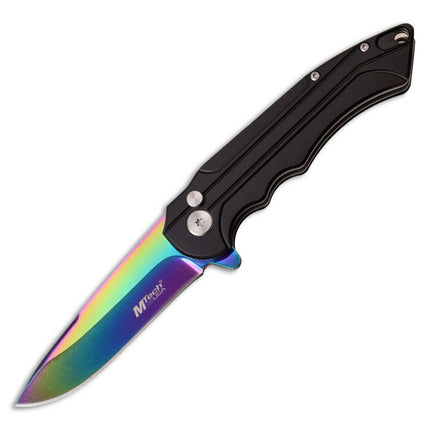 MTech USA Folding Knife - Stainless Drop Point Blade Spectrum Manual | MT-1022RBK ,