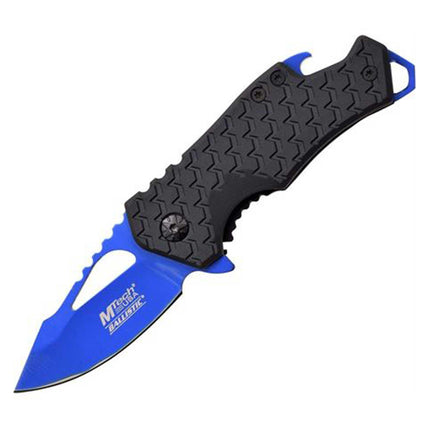 MTech USA Folding Knife - Stainless Steel Drop Point Blade Spring Assisted | MT-A882BL ,