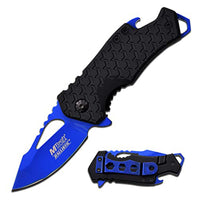 MTech USA Folding Knife - Stainless Steel Drop Point Blade Spring Assisted | MT-A882BL ,