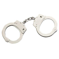 MTech USA Handcuffs - Nickel Plated Carbon Steel Double Lock with Keys | MT-S4508DL ,
