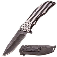 MTech USA Knife - Xtreme Stonewashed Stainless Steel Blade Spring Assisted | MX-A849AE ,