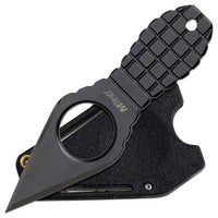 MTech USA Neck Knife - Black Finish Double Edged Fixed Stainless Blade | MT-588BK ,