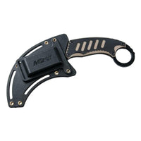 MTech USA Neck Knife - Fixed Stainless Steel Blade with Nylon Fiber Sheath | MT-665BT ,