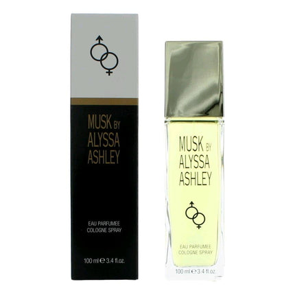 Musk by Alyssa Ashley, 3.4 oz Eau Parfumee Cologne Spray for Women ,