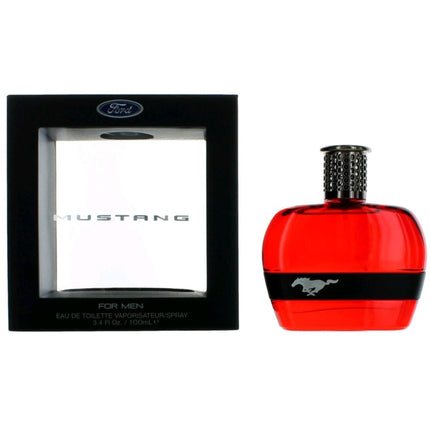 Mustang Men's EDT Spray - Red Tarragon, Lemon Zest and Grapefruit Top Notes, 3.4 oz ,