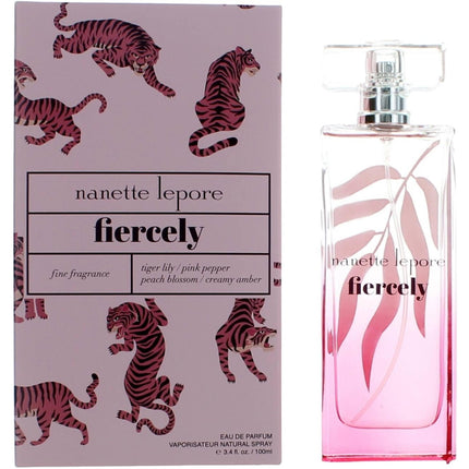 Nanette Lepore Women's Eau de Parfum Spray - Fiercely Long Lasting Fragrance, 3.4 oz ,