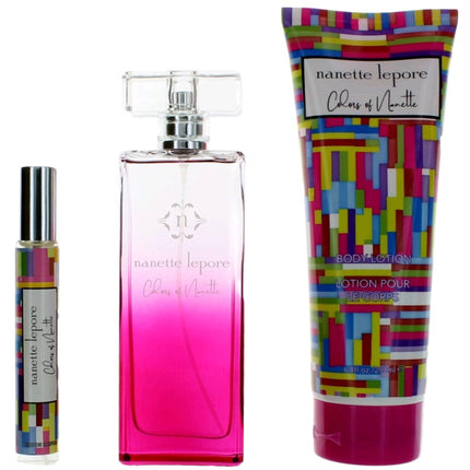 Nanette Lepore Women's Gift Set - Colors of Nanettte Sweet, Floral Scent, 3 Piece ,