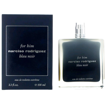 Narciso Rodriguez Men's Eau De Parfum Spray - Bleu Noir Extreme Musk Heart Note, 3.4oz ,
