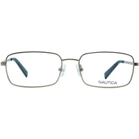 Nautica Unisex Eyeglasses - Satin Gold Metal Rectangular Frame | NAUTICA N7302 720 ,