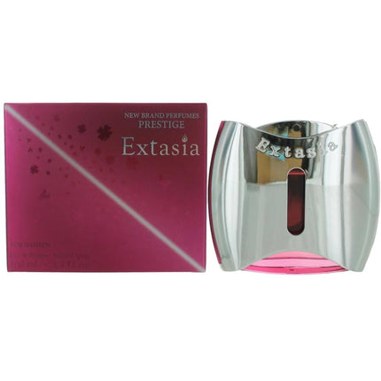 New Brand Women's Eau De Parfum Spray - Extasia Clean, Fresh, Aromatic Notes, 3.3 oz ,