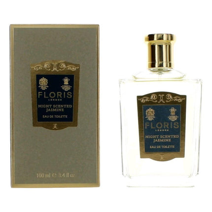 Night Jasmin by Floris, 3.4 oz Eau De Toilette Spray For Women ,