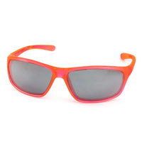 Nike Kid's Sunglasses - Grey Lens Crystal Orange Rectangular Frame | Varsity 806 ,