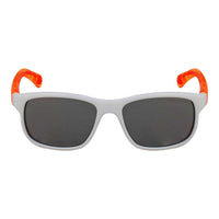 Nike Kid's Sunglasses - Grey Lens White/Orange Acetate Square Shape Frame | Champ 106 ,