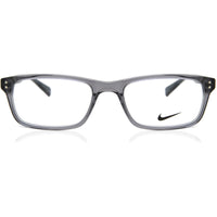 Nike Men's Eyeglasses - Anthracite and Space Blue Rectangular Frame | NIKE 7237 21 ,