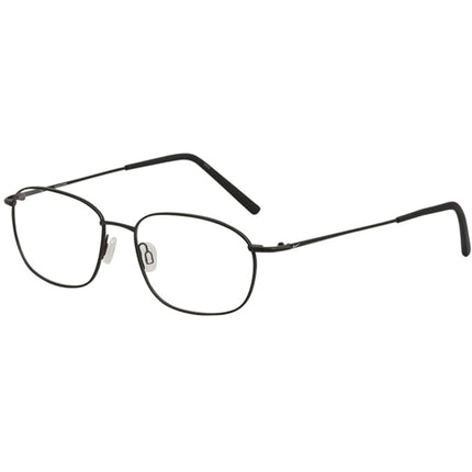 Nike Men's Eyeglasses - Black Metal Oval Full Rim Frame Demo Lens | NIKE 8181 004 ,
