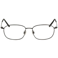 Nike Men's Eyeglasses - Black Metal Oval Full Rim Frame Demo Lens | NIKE 8181 004 ,