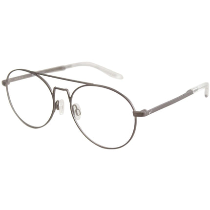 Nike Men's Eyeglasses - Brushed Gun Aviator Full-Rim Metal Frame | NIKE 8211 72 ,