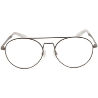 Nike Men's Eyeglasses - Brushed Gun Aviator Full-Rim Metal Frame | NIKE 8211 72 ,