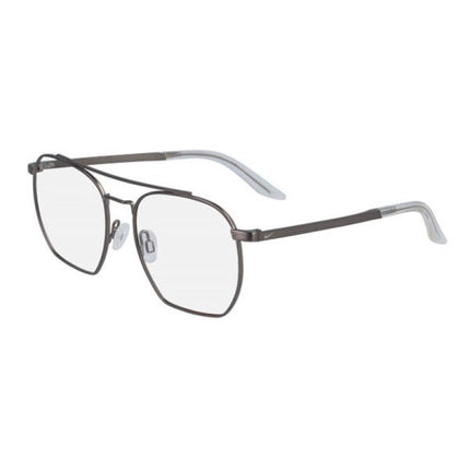 Nike Men's Eyeglasses - Brushed Gunmetal Aviator Full-Rim Metal Frame | NIKE 8210 72 ,
