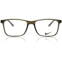 Nike Men's Eyeglasses - Cargo Khaki and Md Olive Square Full-Rim Frame | NIKE 7034 303 ,