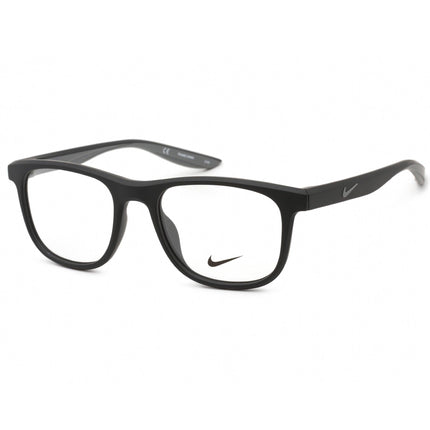 Nike Men's Eyeglasses - Clear Demo Lens Matte Black Square Frame | NIKE 7037 001 ,