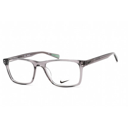 Nike Men's Eyeglasses - Clear Lens Anthracite Plastic Square Frame | NIKE 7243 020 ,