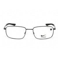 Nike Men's Eyeglasses - Clear Lens Black Metal Rectangular Shape Frame | 4294 071 ,