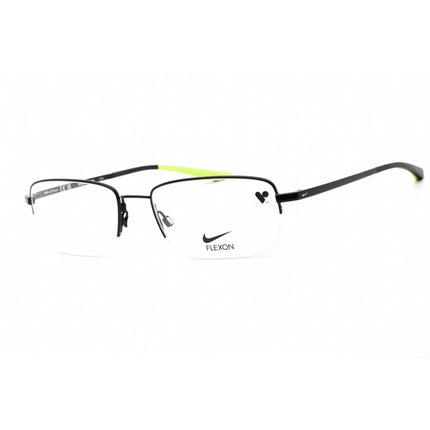 Nike Men's Eyeglasses - Clear Lens Rectangular Shape Black Metal Frame | 4306 004 ,