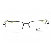 Nike Men's Eyeglasses - Clear Lens Rectangular Shape Black Metal Frame | 4306 004 ,