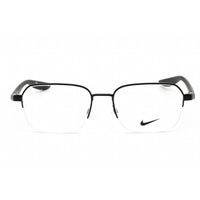 Nike Men's Eyeglasses - Clear Lens Rectangular Shape Black Metal Frame | NIKE 8152 001 ,