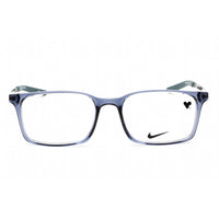 Nike Men's Eyeglasses - Clear Lens Rectangular Shape Blue Plastic Frame | 7282 412 ,