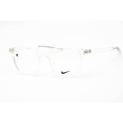 Nike Men's Eyeglasses - Full Rim Clear Square Plastic Frame Clear Lens | 7124 900 ,
