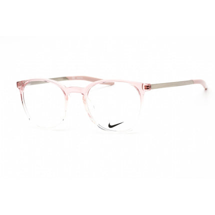 Nike Men's Eyeglasses - Full Rim Plum Chalk Fade Square Shape Plastic Frame | 7280 505 ,